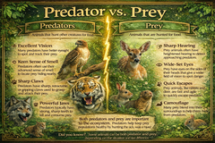 Predators vs. Prey Educational Sign