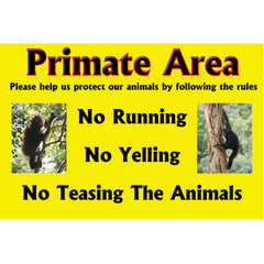 Primate Area Sign