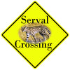 Serval Crossing Sign