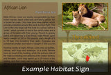 Yellow Golden Pheasant Sign