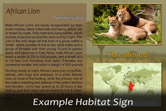 Squirrel Monkey Sign