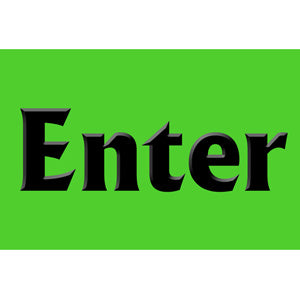 Green Enter Sign