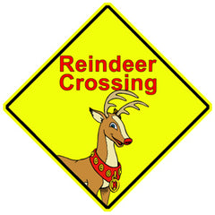 Reindeer Crossing Sign